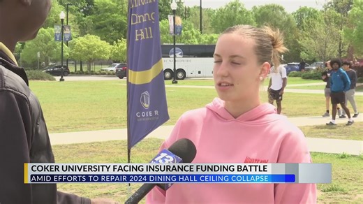 Coker University says it's paid millions to rebuild dining hall amid insurance dispute