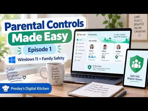 How to Set Up Parental Controls on Windows 11 🔒 | Microsoft Family Safety for Kids