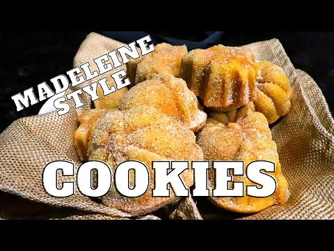 How to make madeleine style spiced rum cookies