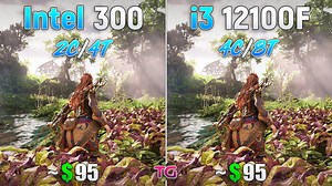 New Intel 300 CPU vs i3 12100F - test in 8 games