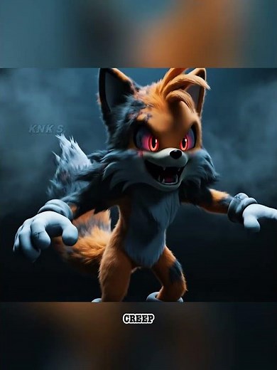 The Birth of TAILS EXE Origin of The Hollow Fox 🦊💀 #sonic #tails #knks