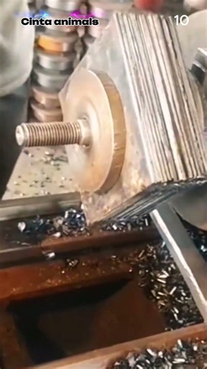 The process of assembling machine components by hand #shorts