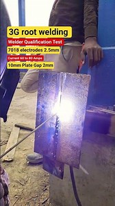 3G root welding | welder Qualification Test | smaw welding #stickwelding #welding