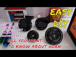 HOW TO REPAIR A DEFECTIVE CAR/MOTORCYCLE HORN.