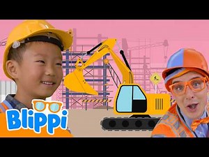 Blippi's Digger! | Blippi Vehicles | Learning Videos for Kids