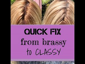 HOW TO FIX ORANGE ROOTS IN 1 STEP AND INSTANTLY NEUTRALIZE HAIR COLOR