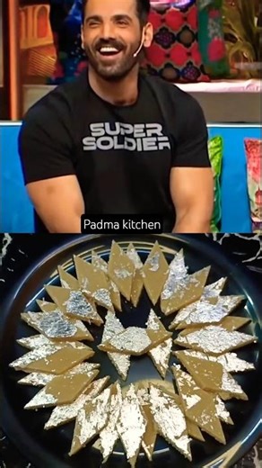 John Abraham 's Favourite Kaju Katli Recipe || #trending#recipe #foodie#kajukatli#johnabraham#shorts