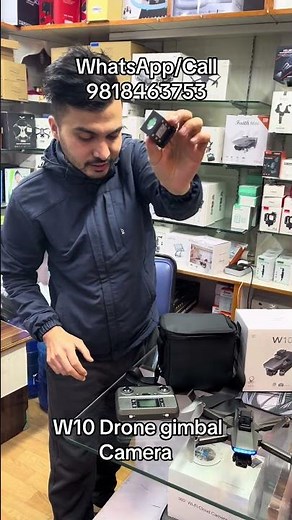 W10 drone camera with camera gimbal