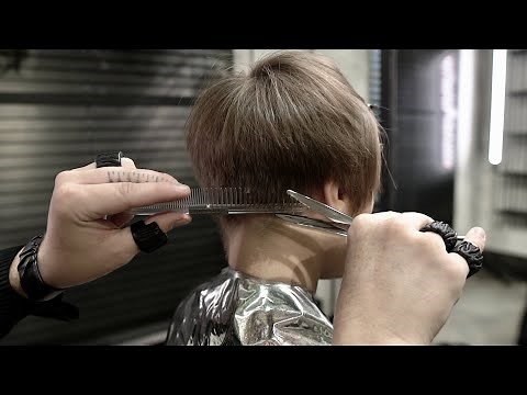 PIXIE HAIRCUT: how to cut scissors over comb