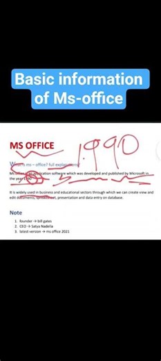 Basic introduction of ms office.read it and subscribe me