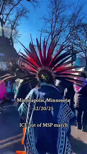 Minneapolis, Minnesota 12/20/25 11:50am (cst) ICE out of Minneapolis - St. Paul march Recorded live from 📷: @la_mera_mera_de_minnesota #minneapolis #minnesota #mn #ice #fyp