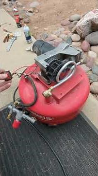 Air Compressor Leak DIY Fix - (PTFE Tape)