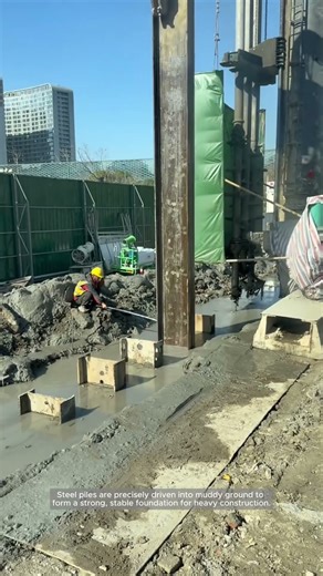 Precision Pile Driving in Wet Ground Conditions