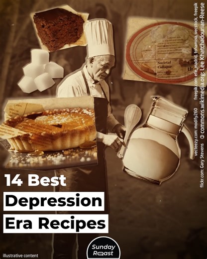 588 reactions · 183 shares | These Depression-era recipes prove that tasty meals can come from the simplest ingredients. | Sunday Roast | Facebook