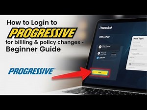 How to login to Progressive for billing and policy changes - Beginner Guide