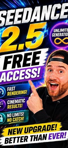✅ SEEDANCE 2.5 FREE UNLIMITED ACCESS (2026) 🔥 AI Video Generator #seedance25free