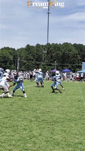 #firstdown #11u Westside Wildcats #00 Bernard Tillman 2st down pass to #3 Cody Crump vs NC Giants