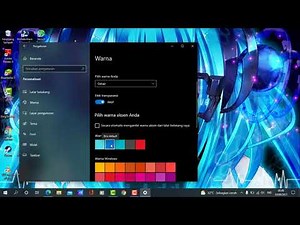 Cara Mengubah Warna Desktop Windows 10