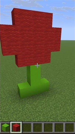 Pixel Rose 🌹 (Minecraft Statue)
