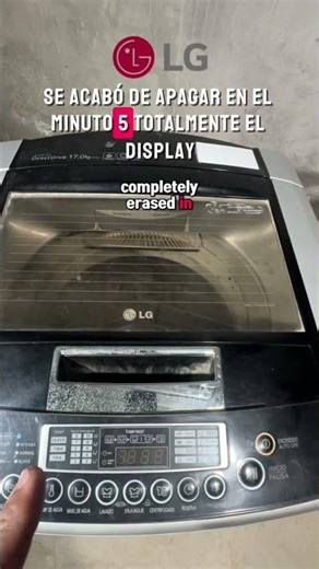 LG Inverter washing machine keeps turning off by itself #spartanrepairs