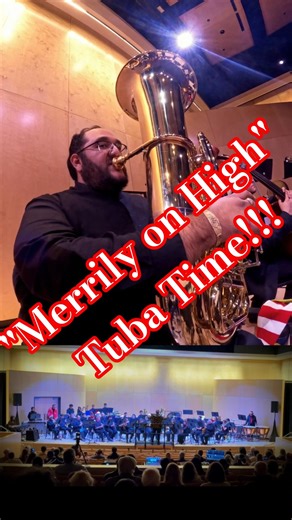 More"Merrily on High" – Tuba Time!!!! | AHC Symphonic Band Holiday Concert 2025