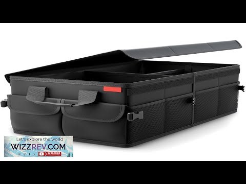 Premium Foldable Car Boot Organiser Large Capacity Oxford Fabric Non Slip Design