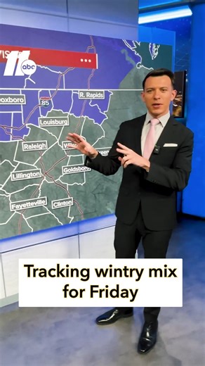 ABC11 North Carolina on Instagram: "The wintry mix could make for a messy commute - head to the link in our bio for more."