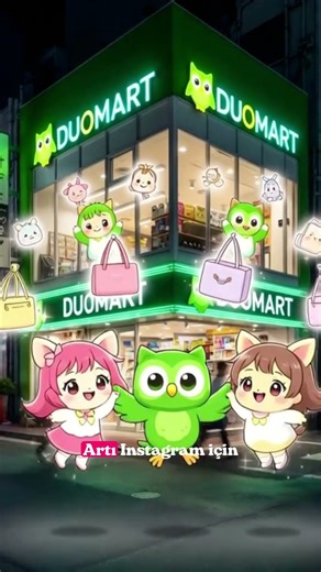 Tokyo'da DUOMART açılıyor! 🦉🛒 Konbini x Duolingo #japonyadayaşam #japonya