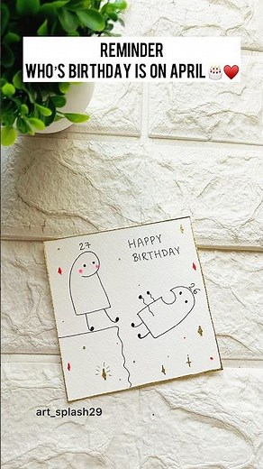 DIY Happy Birthday Card | Easy & Creative Handmade Card Idea