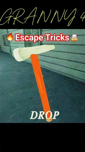 Use Hammer Like a PRO in Granny Chapter 4 🔨 (Hidden Trick)#game #granny4 #shortfeed #gaming #haunted