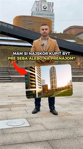 Mám si kúpiť najskôr byt pre seba alebo na prenájom❓