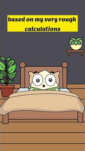 Sleeping Math 🥱 #sleep #tired #bed #animation #maths