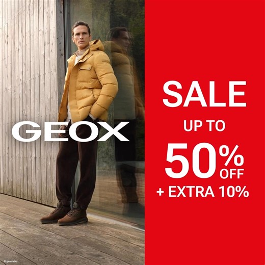 Enjoy extra savings on your favorite items. | GEOX