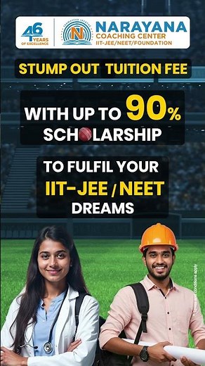One Exam. One Dream. Up to 90% Scholarship for IIT-JEE/NEET with NACST 2025