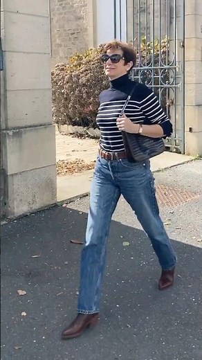 Dress Like A French Woman: Rock Stripes and Denim Over 60