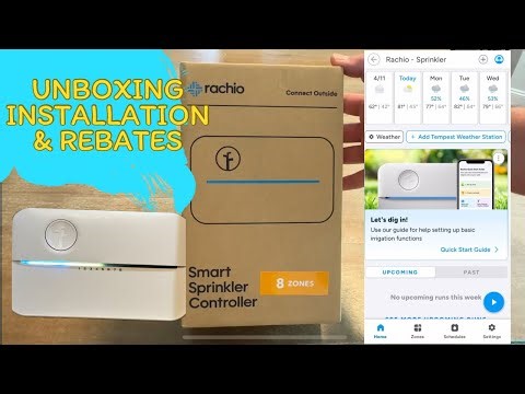 Rachio WiFi Smart Sprinkler Controller - Unboxing, Install and Rebates $$$