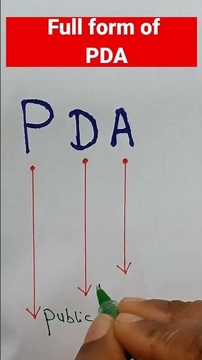 Full form of PDA.#shorts #fullform #pda