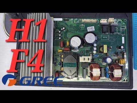 Gree Dc inverter ac H1 F4 error outdoor pcb Dc inverter ac pcb diagram & training centre Babar