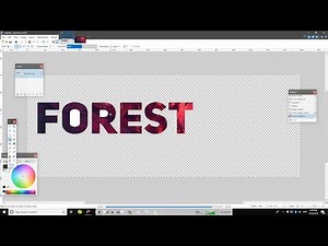 How to Fill Text With an Image Using Paint.NET