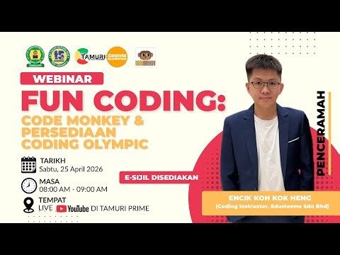 🚀 FUN CODING: Code Monkey & Persediaan Coding Olympic