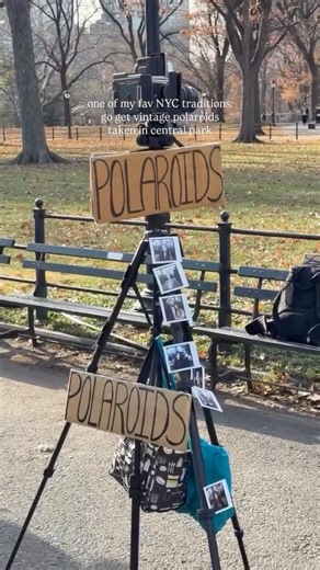 What To Do NYC on Instagram: "Smile! 📸 Find these vintage polaroid stands scattered around Central Park next time you visit 🎥: @itsgretawilson #whattodonyc #nyc"