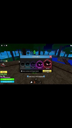 Rolling a fruit in blox fruit...🍎 #roblox #robloxshorts #shorts #bloxfruits