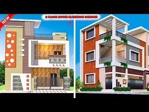 30+ Two Floor Modern House Front Design India | G+1 House Front Elevation Designs for Small House