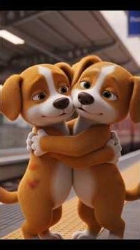 Train Me Khoi Behen… Puppy Bhai Ki Talaash | Emotional Puppy Story”#shorts #subscribe