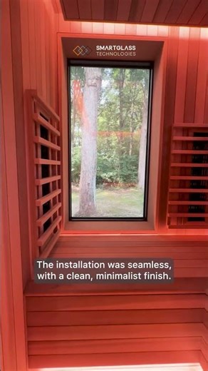 Smart Glass Privacy for Sauna and Bathroom