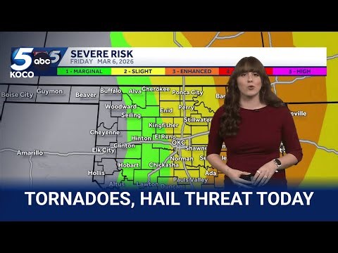 Marc 6, 2026 - Another Alert Day, the Latest Storm Timeline and Threats for Oklahoma