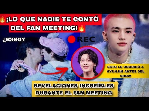 🔴¡HAN CASI B3SA A BANG CHAN! LO QUE NADIE TE CONTÓ DEL FANMEETING+ REVELACIONES INCREÍBLES! #skz