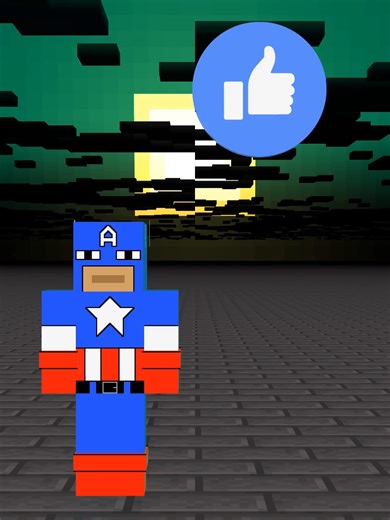 Captain America Is Telling You To Hit Like! #minecraft