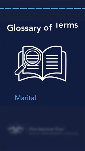 What is a marital or spousal trust? Watch the video below to learn more! Visit our website for more information: https://www.firstamtrust.com/trust/glossary-of-terms/ | First American Trust | Facebook