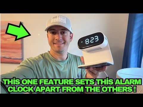 Best Alarm Clock with Wireless Charging & Night Light | Full Review & Demo